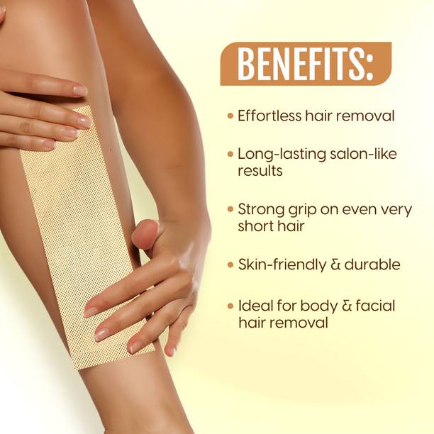 VR PROFESSIONAL BROWN WAX STRIPS ALL BODY HAIR REMOVER (100 GSM) [360PCS] Strips