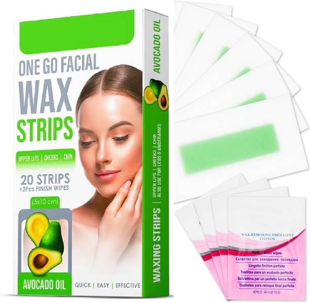 GABBU Painless Hair Removal Wax Strips Suitable for All Skin Types Strips