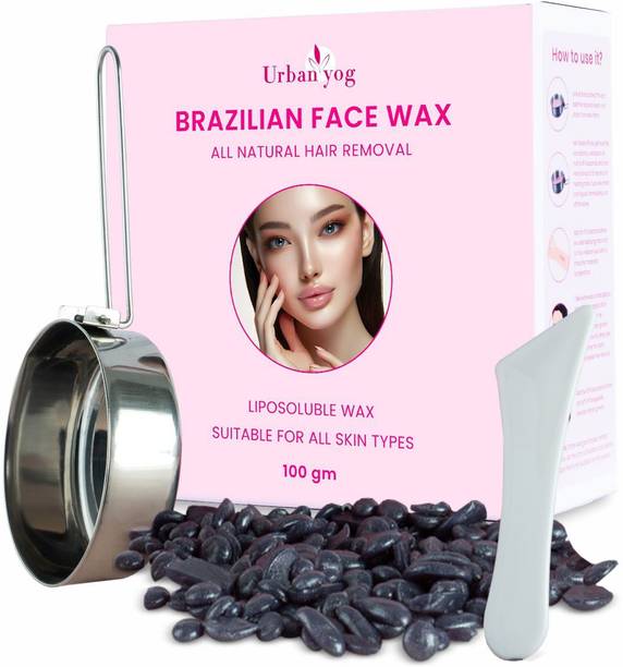 URBANYOG Hair Removal Brazilian Wax | For Face, Eyebrow Back, Bikini Area, Lips and Arms Wax