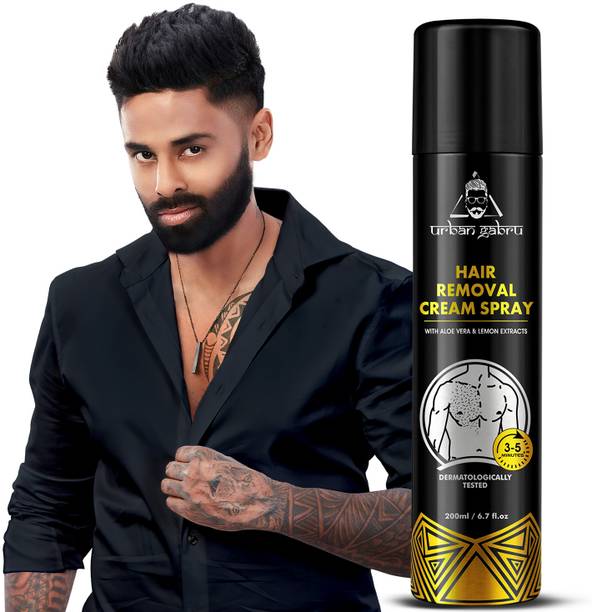 urbangabru Hair Removal Cream for Men | Painless Body Removal Spray