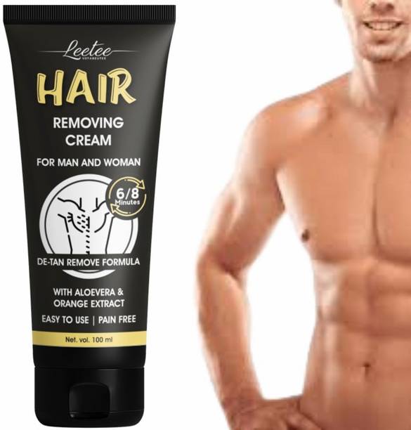 LEETEE Sensitive Skin Hair Removal Cream | Enriched with Soothing Agents Cream