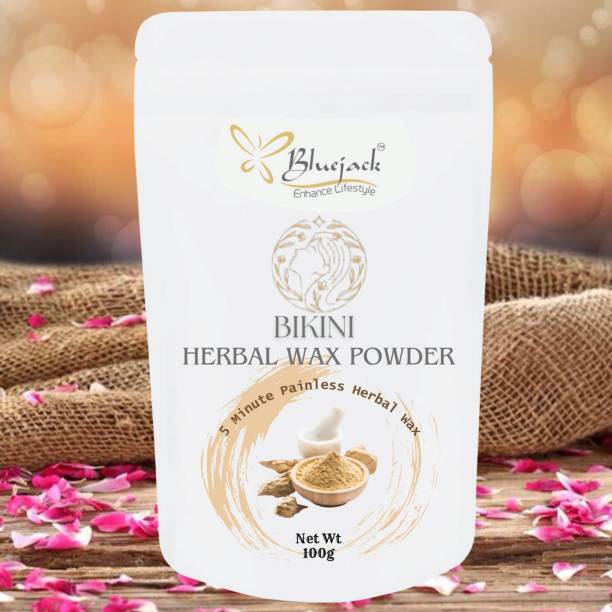 Bluejack Bikini Wax Powder for Women - 5 Minutes Painless Herbal Wax Powder