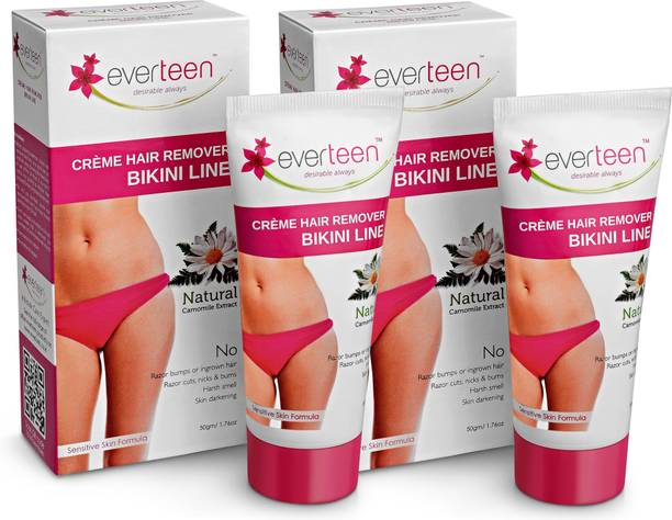 everteen bikini hair remover Cream (100 g, Set of 2)