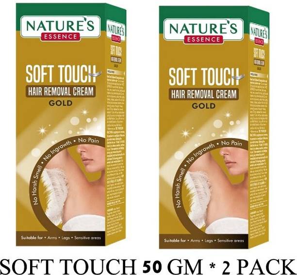 Nature's Essence Soft Touch Gold Hair Remover Cream 50 Gm (Pack of 2 ) Cream