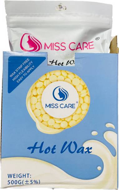 Miss Care Hot Beans Wax 500gm Wax Strips Free Bean Wax