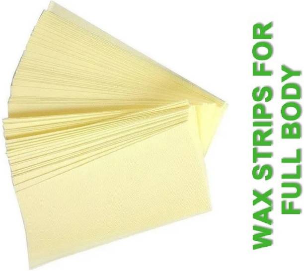 JANOST High Quality Women's Wax Strips For Full Body Hair Removal 100 Pieces Strips Strips