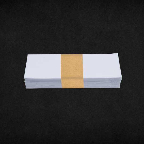 MVILAM Waxing Strips Plain Disposable White Color Wax Strips Easy & Safe Strips