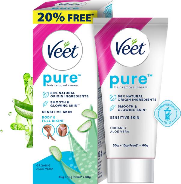 Veet Hair Removal Cream for Women, Sensitive Skin, For Legs, Underarms, Bikini, Arms Cream