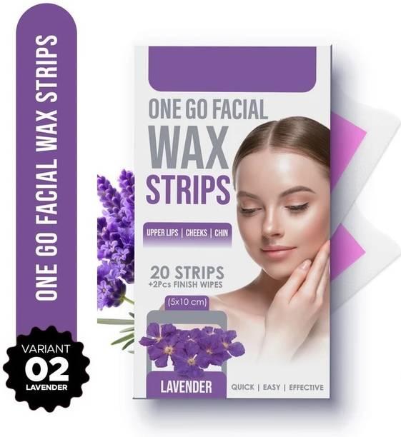 nn One Go Facial Wax Strips | Easy To Use & Painless Hair Removal Wax Strips Strips
