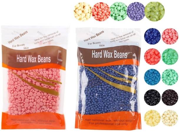 BLUEMERMAID MULTI COLOR HAIR REMOVAL BEANS HARD WAX BEST WITHOUT STRIP Wax Price in India