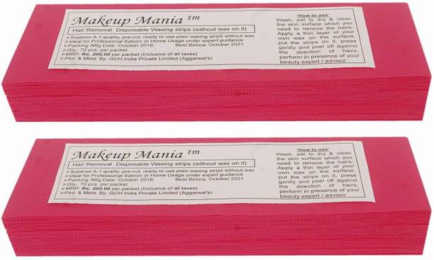 makeupmania Waxing Strips - Magenta-140 Pcs Strips