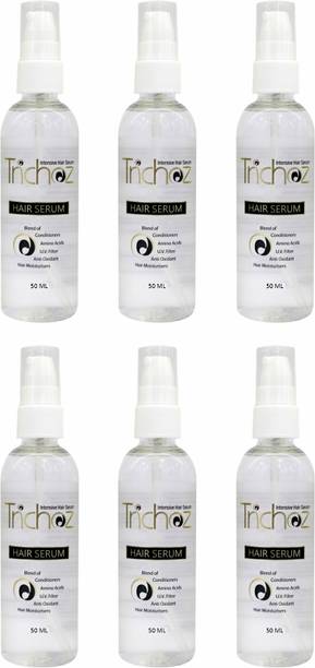 Trichoz Hair Serum|Pro-Vitamin B5,Argan Oil & Keratin for Smooth,Frizz-Free Hair