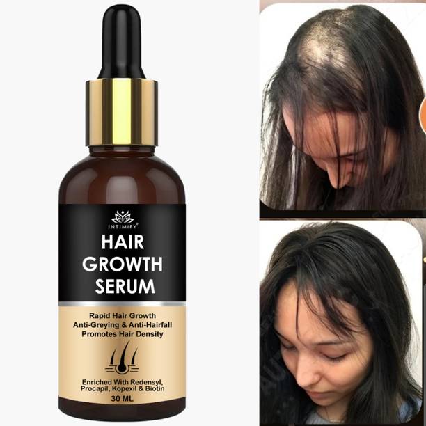 INTIMIFY Hair Growth Serum with Saw Palmetto, Redensyl, Procapil, Hair fall control