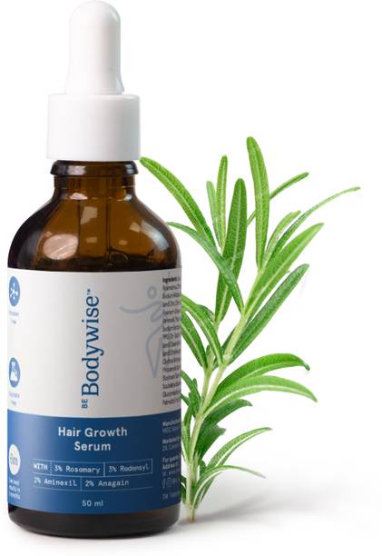 बी बॉडीवाइज़ 3% Rosemary Advanced Hair Growth Serum | Reduces Hair Fall, Promotes Hair Growth