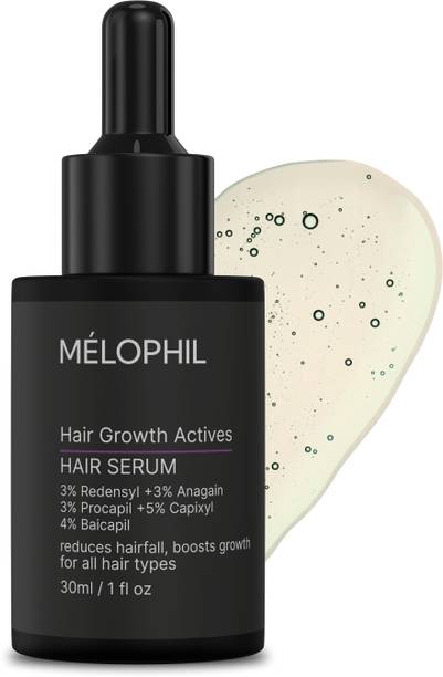 MELOPHIL Hair Growth Serum with Redensyl, Anagain, Rosemary, Biotin, Procapil & Capixyl.