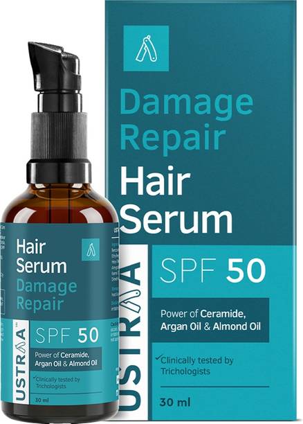 USTRAA Damage Repair Hair Serum SPF 50 with Ceramide & Argan Oil