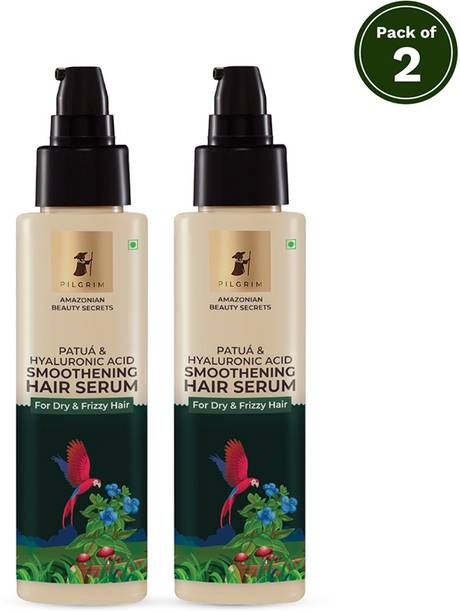 Pilgrim Patua Smoothening Hair Serum for Intense Hydration & Frizz Control Pack Of 2