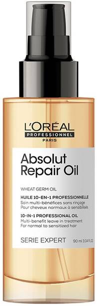 L'Oréal Professionnel Absolut Repair 10-in-1 Multi-Benefit Hair Serum For Dry And Damaged Hair