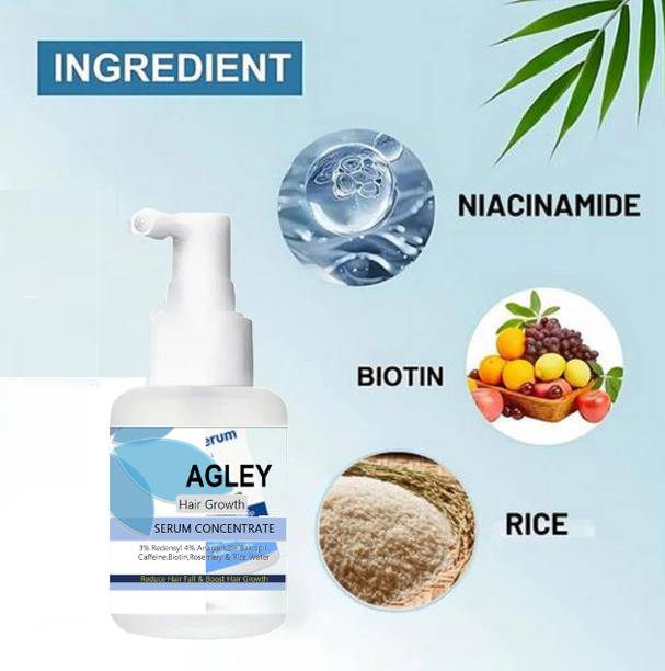 AGLEY Hair Growth Serum with 3% Redensyl & 4% Anagain