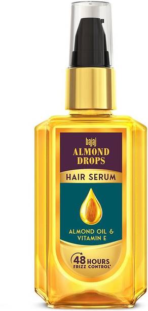 बजाज Almond Drops Hair Serum with Almond Oil & Vitamin E for 48 hrs Frizz Control