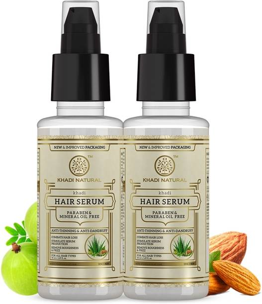 KHADI NATURAL Herbal Hair Serum (Pack of 2)