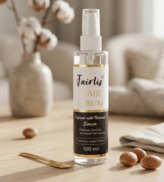Fairlis Hair Shine Serum 100ml for Smooth Soft Hair and Frizz Control