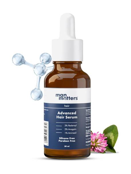 Man Matters Advanced Hair Growth Serum | Anti Hair Fall & Promotes Hair Growth | 3% Redensyl