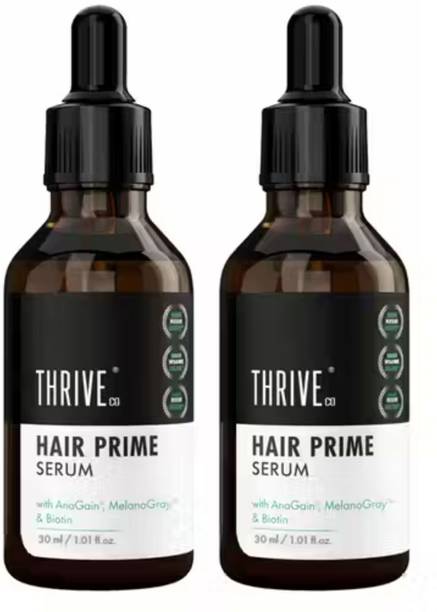 ThriveCo Anti Grey Hair Serum | Promotes Melanin & Stops Premature Greying | 2x30ml