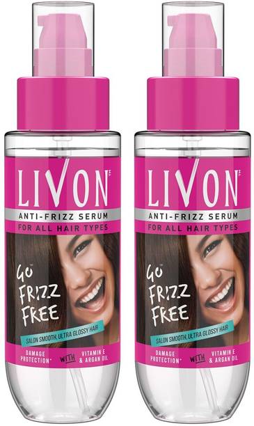 LIVON Hair Serum For Smooth, Frizz free & Glossy Hair