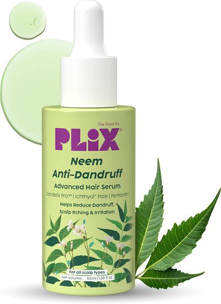The Plant Fix Plix Neem Anti-Dandruff Advanced Serum, 3% Dandelix Pro Pale, Non-greasy