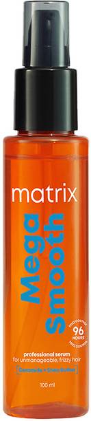 MATRIX Mega Smooth Anti-Frizz Serum for Frizzy Hair,Defy Frizz for 4 Days