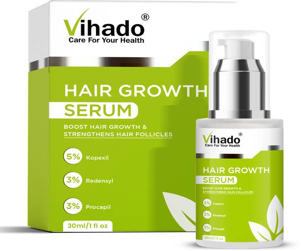 Vihado Hair Growth Serum - 3% Redensyl, 3% Procapil Hair Fall Control