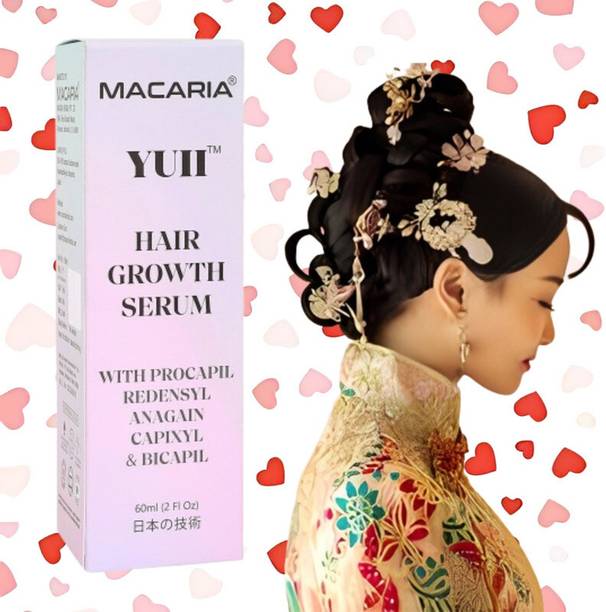 MACARIA YUII Hair Growth Serum With Redensyl, Procapil, Anagain, Capixyl & Baicapil