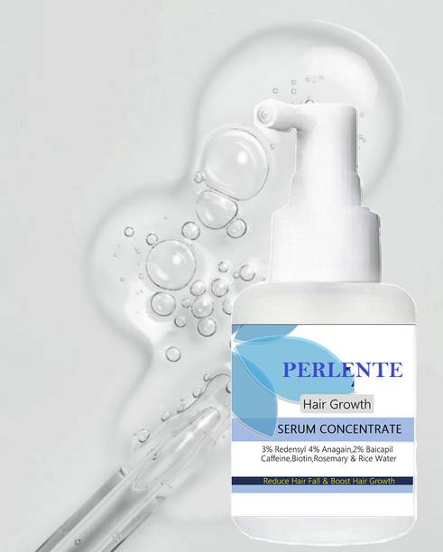 PERLENTE Hair Growth Serum With 3% Redensyl, Reduces Hair Fall,