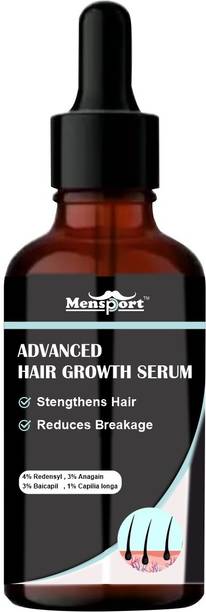 Mensport Advanced Hair Growth Serum - Reduce Hairfall & Boost Hair Growth (30ml) Pack 1