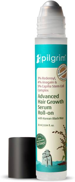 Pilgrim Advanced Hair Growth Serum Roll-On With Rosemary & Korean Rice For Men & Women