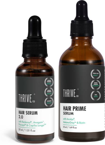 ThriveCo Ultimate Hair Duo: Hair Growth Serum 2.0,30 ML & Hair Prime Serum,50 ML