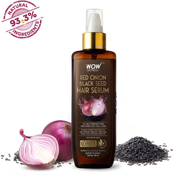 WOW SKIN SCIENCE Non Sticky Onion Hair Serum For Hair Growth / Frizz Free