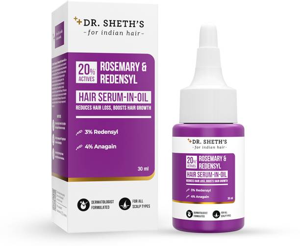Dr. Sheth's Rosemary & Redensyl Hair Serum-In-Oil | Boosts Hair Growth & Reduce Hair Fall