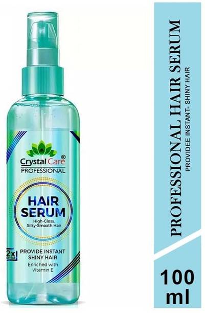 Crystal Care Unisex Hair Serum for All Hair Types Smooth Frizz free Glossy Hair