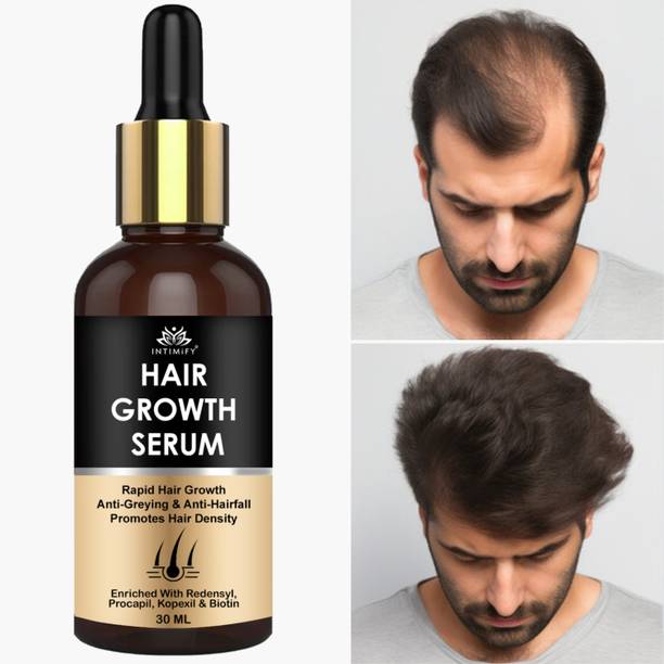 INTIMIFY Hair Growth Serum with 3% Redensyl, Biotin for Hair Growth