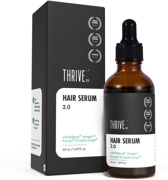 थ्राइवको Hair Growth Serum 2.0 for Hairfall Control, Regrowth, Strength & Thickness
