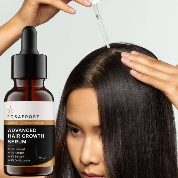 ROSAFROST Hair Growth Serum | In-Vivo Tested | For Hairfall Control | Redensyl & Anagain