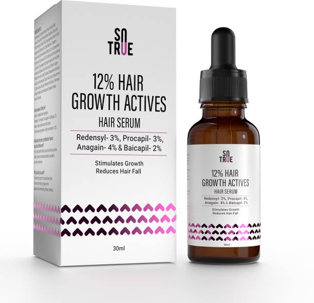 Sotrue Hair Growth Serum With Redensyl 3%, Procapil 3%, Anagain 4% and Baicapil 2%