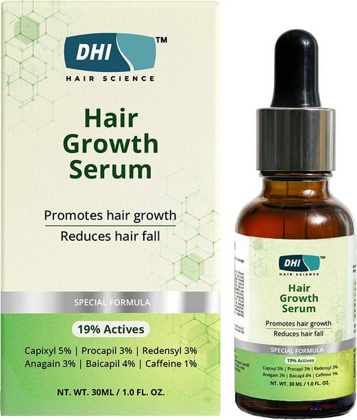 DHI Hair Growth Serum with Capixyl, Procapil, Redensyl, Anagain, Baicapil & Caffeine