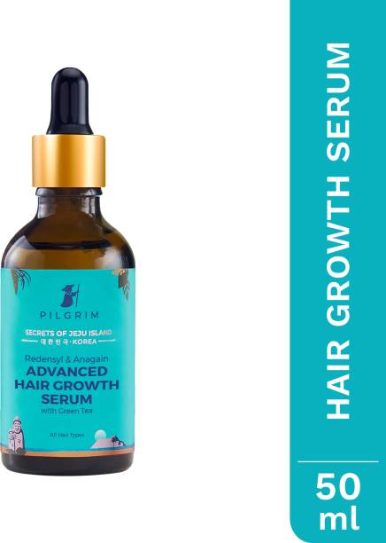 Pilgrim Redensyl 3% + Anagain 4% Advanced Hair Growth Serum For Hair Fall Control | Discover Thick and Dense Hair | For Men & Women | All Hair Type | Vegan | 50ml