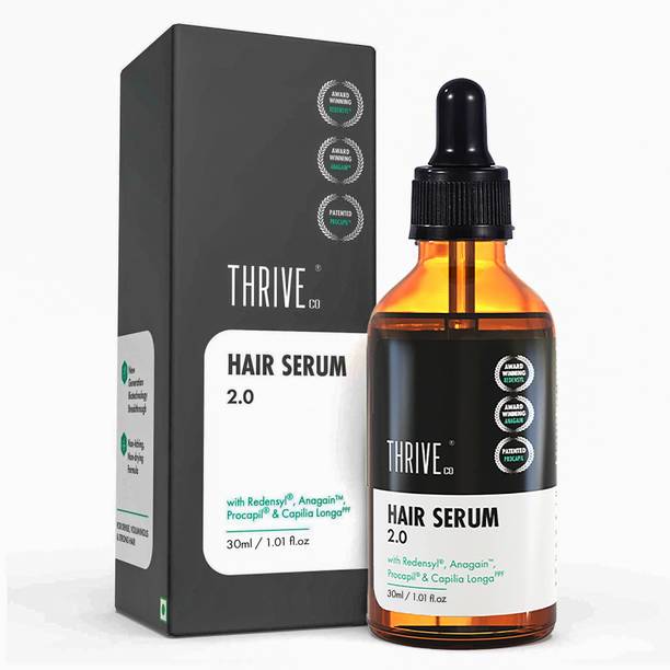 ThriveCo Hair Growth Serum 2.0 for Hairfall Control, Regrowth, Strength & Thickness