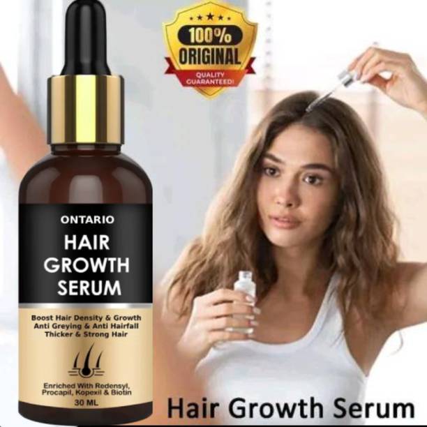 Ontario Hair Growth Serum with Redensyl, Capixyl & Procapil For Women & Men