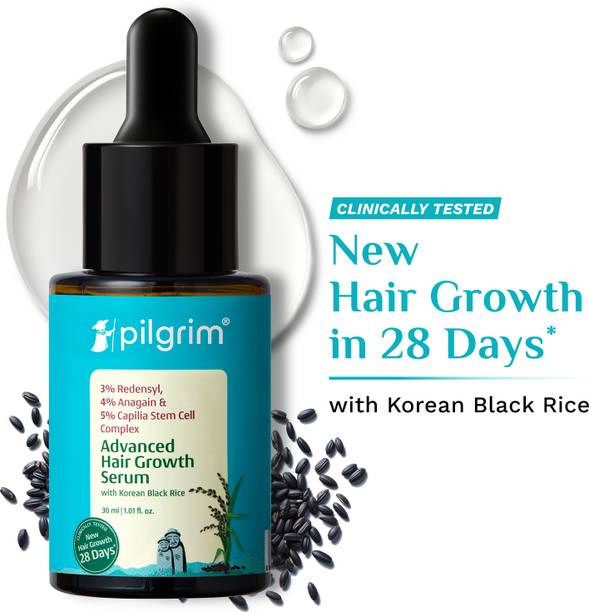 Pilgrim Advanced Hair Growth Serum With Rosemary & Korean Black Rice For Men & Women