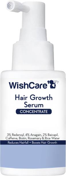 WishCare Hair Growth Serum Concentrate - Redensyl, Anagain, Biotin, Keratin & Rice Water